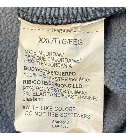 Under Armour ColdGear 1/4 Zip Pullover XXL Loose Fit Heather Blue - Picture 7 of 7